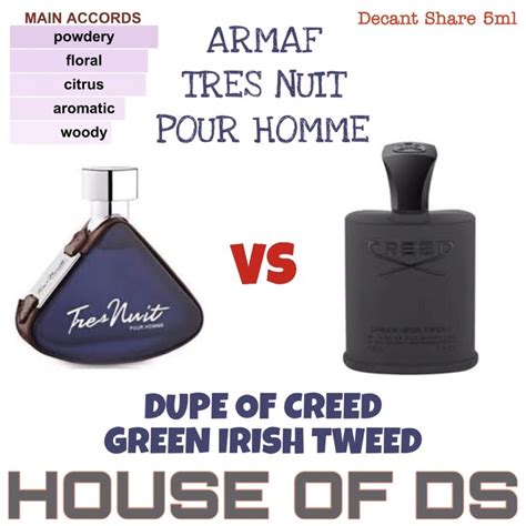 green irish tweed dupe